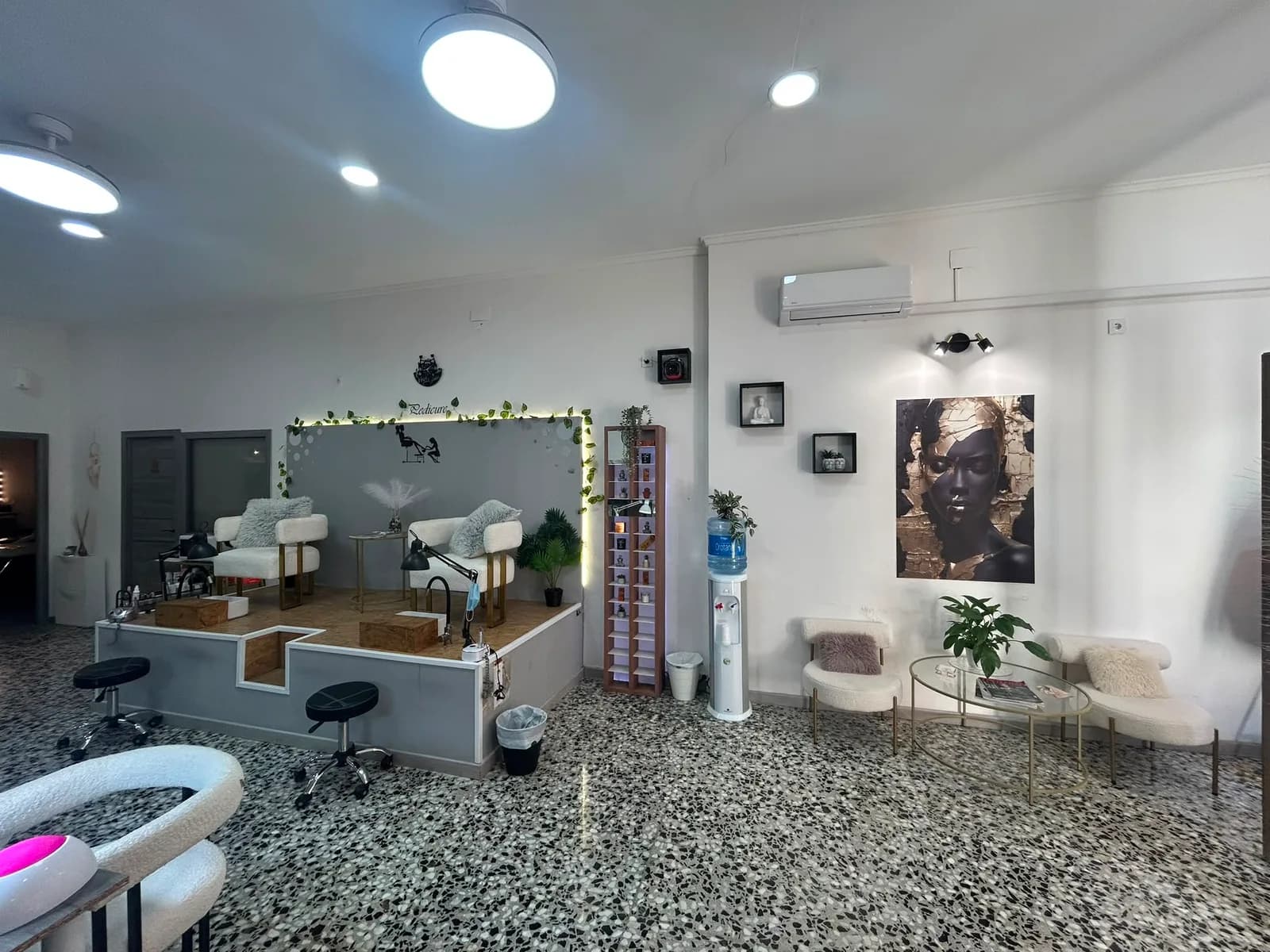 Cabina con espejo